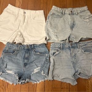 Lot of 4 pairs of denim shorts Gap Kids & Sunmerland